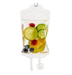 IV Therapy bag filled with IV nutrients
